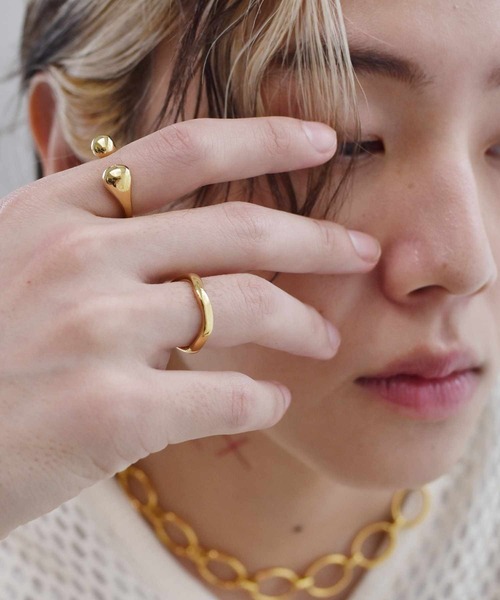 LHME（エルエイチエムイー）の「LHME ブランチリング/サージカルステンレス316L（金属アレルギー対応）（リング・レディース・シルバー/ゴールド・11号/9号/13号/15号）」の16枚目の写真
