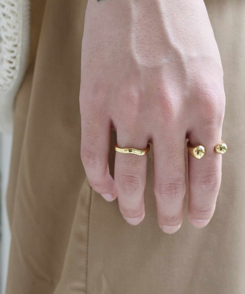 LHME（エルエイチエムイー）の「LHME ブランチリング/サージカルステンレス316L（金属アレルギー対応）（リング・レディース・シルバー/ゴールド・11号/9号/13号/15号）」の11枚目の写真