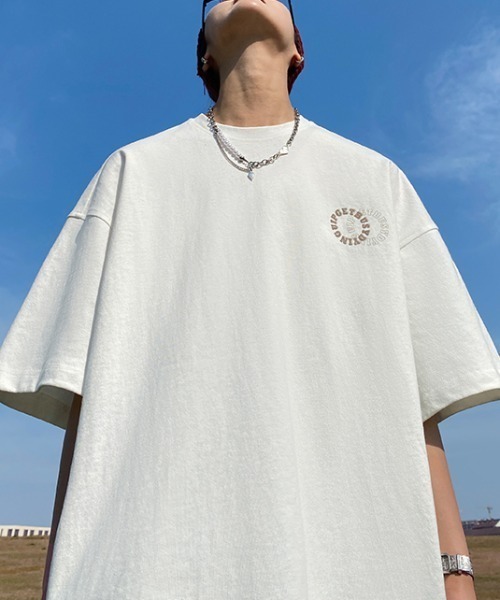 MGV(エムジーヴィー)の「ダブルサークルロゴT(Tシャツ/カットソー・メンズ・ホワイト/ブラック/ブラウン・MEDIUM/LARGE/X-LARGE)」の5枚目の写真