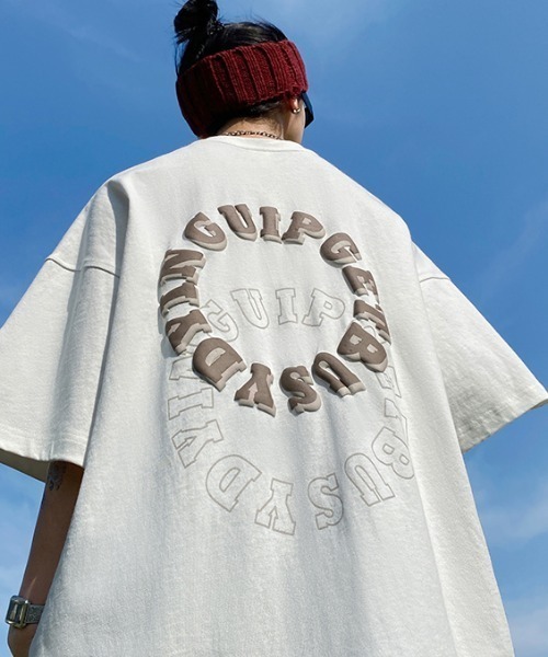 MGV(エムジーヴィー)の「ダブルサークルロゴT(Tシャツ/カットソー・メンズ・ホワイト/ブラック/ブラウン・MEDIUM/LARGE/X-LARGE)」の6枚目の写真