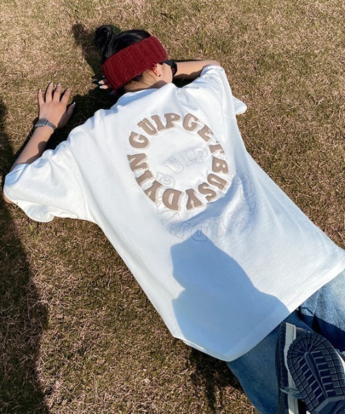 MGV(エムジーヴィー)の「ダブルサークルロゴT(Tシャツ/カットソー・メンズ・ホワイト/ブラック/ブラウン・MEDIUM/LARGE/X-LARGE)」の7枚目の写真