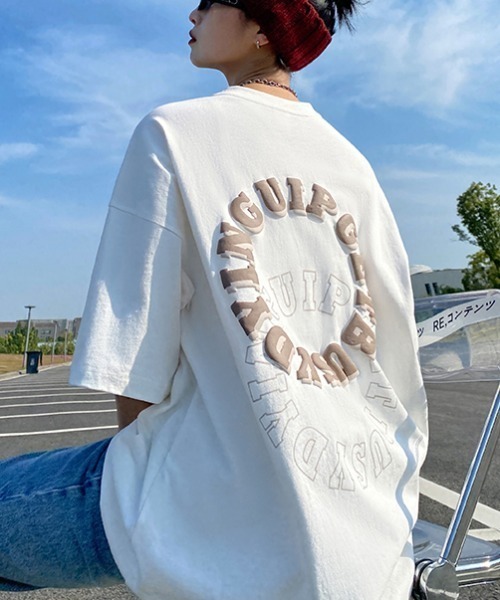 MGV(エムジーヴィー)の「ダブルサークルロゴT(Tシャツ/カットソー・メンズ・ホワイト/ブラック/ブラウン・MEDIUM/LARGE/X-LARGE)」の11枚目の写真