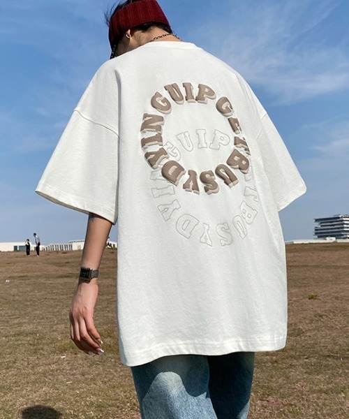 MGV(エムジーヴィー)の「ダブルサークルロゴT(Tシャツ/カットソー・メンズ・ホワイト/ブラック/ブラウン・MEDIUM/LARGE/X-LARGE)」の12枚目の写真
