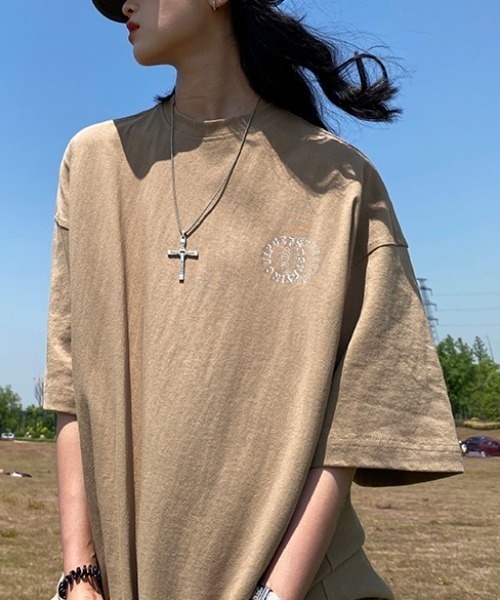 MGV(エムジーヴィー)の「ダブルサークルロゴT(Tシャツ/カットソー・メンズ・ホワイト/ブラック/ブラウン・MEDIUM/LARGE/X-LARGE)」の15枚目の写真
