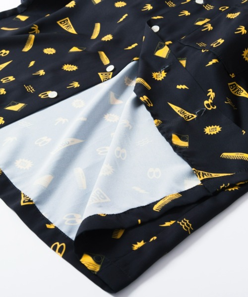 BYRD（バード）の「【ZOZOTOWN限定】BYRD×OFFSHORE×パトリシオ コラボモデル 水陸両用 速乾 オープンカラーシャツ/BYRDﾛｺﾞｼｬﾂ OS22-2BY-001（シャツ/ブラウス・メンズ・ブラック/カーキ・XL/M/L）」の4枚目の写真