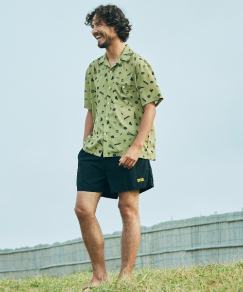 BYRD（バード）の「【ZOZOTOWN限定】BYRD×OFFSHORE×パトリシオ コラボモデル 水陸両用 速乾 オープンカラーシャツ/BYRDﾛｺﾞｼｬﾂ OS22-2BY-001（シャツ/ブラウス・メンズ・ブラック/カーキ・XL/M/L）」の11枚目の写真