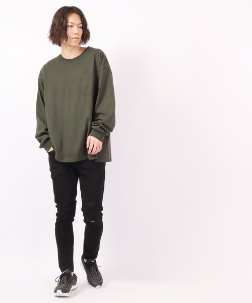 FUNALIVE(ファンアライブ)の「裾カットオフ ダメージストレッチデニムパンツ EXPECTATION(デニムパンツ・メンズ・チャコールグレー/ライトグレー/インディゴブルー/ブルー/ブラック・L/M/XL/S)」の15枚目の写真