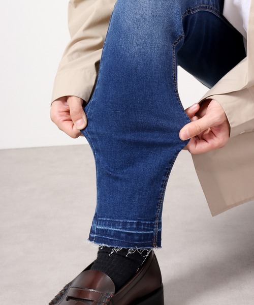 FUNALIVE(ファンアライブ)の「裾カットオフ ダメージストレッチデニムパンツ EXPECTATION(デニムパンツ・メンズ・チャコールグレー/ライトグレー/インディゴブルー/ブルー/ブラック・L/M/XL/S)」の18枚目の写真