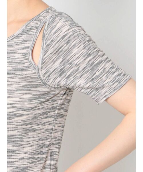 EMODA（エモダ）の「カッティングフィットトップ（Tシャツ/カットソー・レディース・ホワイト/ブラック/グレー/ピンク・FREE）」の12枚目の写真