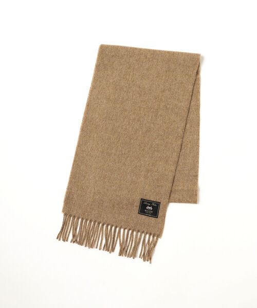 BEAMS（ビームス）の「BEAMS / MOON ソリッド マフラー（マフラー・メンズ・グレー/ライトブラウン/ブラック/オリーブ/ワイン/ネイビー・ONE SIZE）」の13枚目の写真