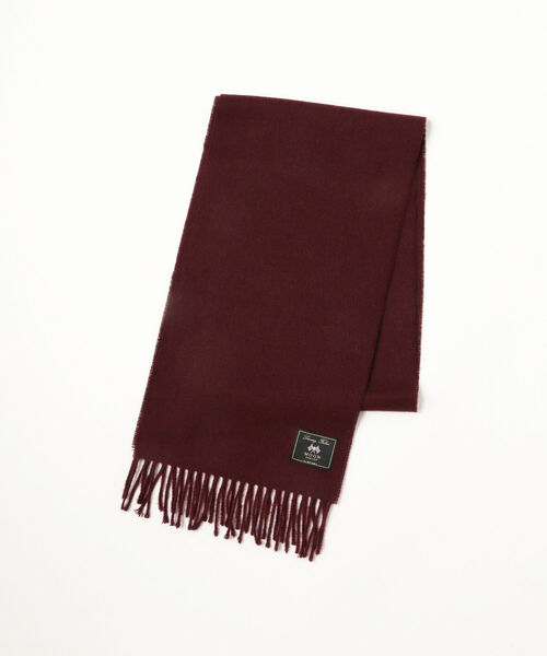 BEAMS（ビームス）の「BEAMS / MOON ソリッド マフラー（マフラー・メンズ・グレー/ライトブラウン/ブラック/オリーブ/ワイン/ネイビー・ONE SIZE）」の15枚目の写真