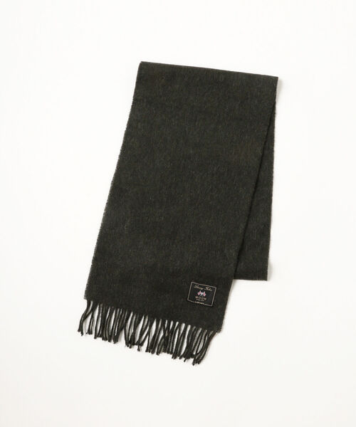 BEAMS（ビームス）の「BEAMS / MOON ソリッド マフラー（マフラー・メンズ・グレー/ライトブラウン/ブラック/オリーブ/ワイン/ネイビー・ONE SIZE）」の17枚目の写真