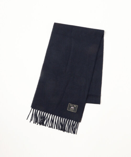 BEAMS（ビームス）の「BEAMS / MOON ソリッド マフラー（マフラー・メンズ・グレー/ライトブラウン/ブラック/オリーブ/ワイン/ネイビー・ONE SIZE）」の19枚目の写真