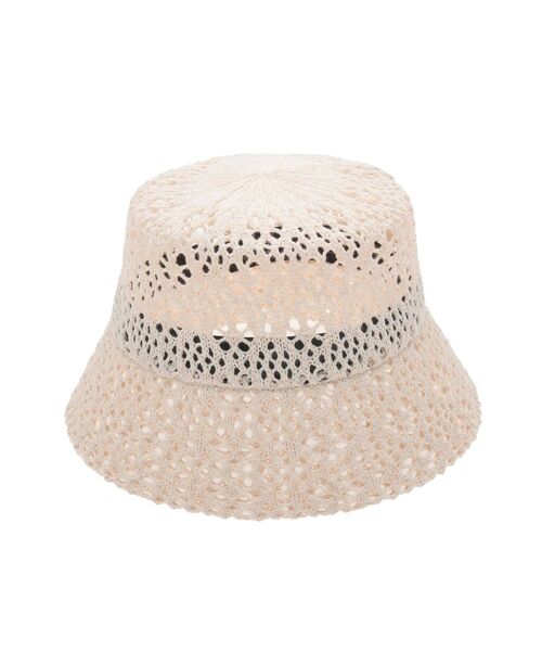 dazzlin（ダズリン）の「ペーパー柄編みハット（ハット・レディース・ブラウン/ベージュ・FREE）」の3枚目の写真