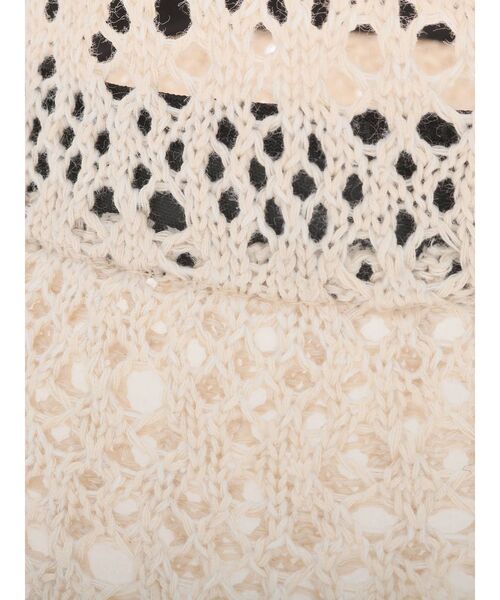 dazzlin（ダズリン）の「ペーパー柄編みハット（ハット・レディース・ブラウン/ベージュ・FREE）」の6枚目の写真