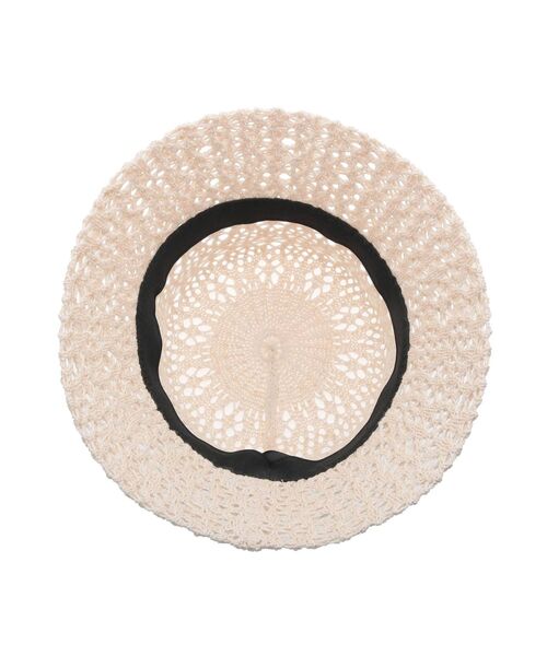 dazzlin（ダズリン）の「ペーパー柄編みハット（ハット・レディース・ブラウン/ベージュ・FREE）」の7枚目の写真