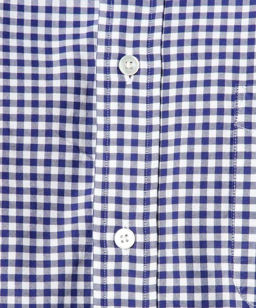 BEAUTY&YOUTH UNITED ARROWS（ビューティーアンドユースユナイテッドアローズ）の「BY オックスフォード ギンガムチェックシャツ：◆（シャツ/ブラウス・メンズ・ブラック/ロイヤルブルー/オフホワイト・SMALL/X-SMALL/LARGE/MEDIUM/X-LARGE）」の12枚目の写真