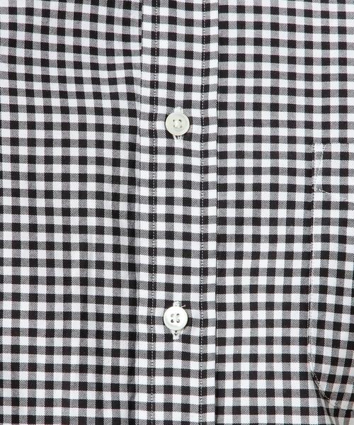 BEAUTY&YOUTH UNITED ARROWS（ビューティーアンドユースユナイテッドアローズ）の「BY オックスフォード ギンガムチェックシャツ：◆（シャツ/ブラウス・メンズ・ブラック/ロイヤルブルー/オフホワイト・SMALL/X-SMALL/LARGE/MEDIUM/X-LARGE）」の6枚目の写真