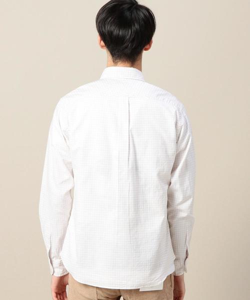 BEAUTY&YOUTH UNITED ARROWS（ビューティーアンドユースユナイテッドアローズ）の「BY オックスフォード ギンガムチェックシャツ：◆（シャツ/ブラウス・メンズ・ブラック/ロイヤルブルー/オフホワイト・SMALL/X-SMALL/LARGE/MEDIUM/X-LARGE）」の13枚目の写真