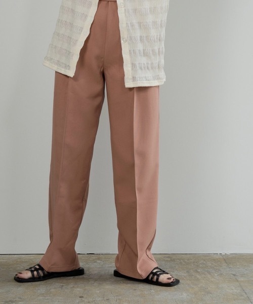 lawgy(ラウジー)の「hem U cut pants(その他パンツ・レディース・ピンク系その他/ベージュ系その他・FREE)」の6枚目の写真