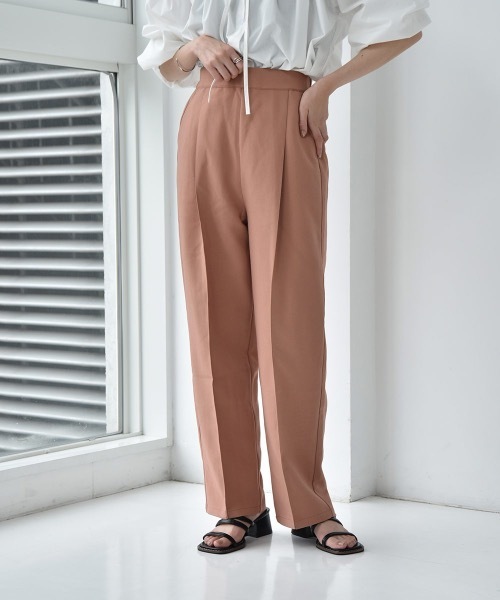 lawgy(ラウジー)の「hem U cut pants(その他パンツ・レディース・ピンク系その他/ベージュ系その他・FREE)」の4枚目の写真