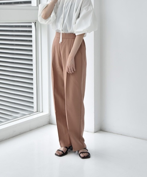 lawgy(ラウジー)の「hem U cut pants(その他パンツ・レディース・ピンク系その他/ベージュ系その他・FREE)」の7枚目の写真