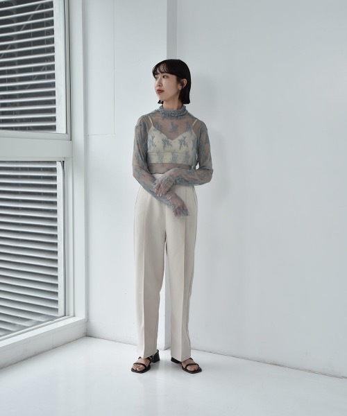 lawgy(ラウジー)の「hem U cut pants(その他パンツ・レディース・ピンク系その他/ベージュ系その他・FREE)」の8枚目の写真