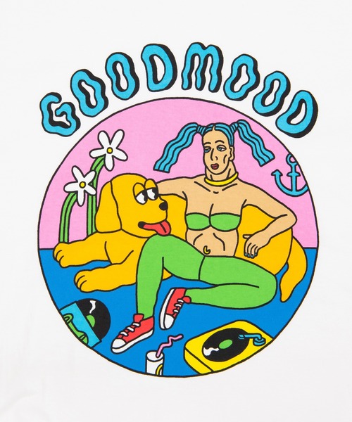 PUNYUS（プニュズ）の「GOODMOODビッグＴワンピース（ワンピース・レディース・ホワイト/ブラック/パープル/ピンク・4/3）」の17枚目の写真