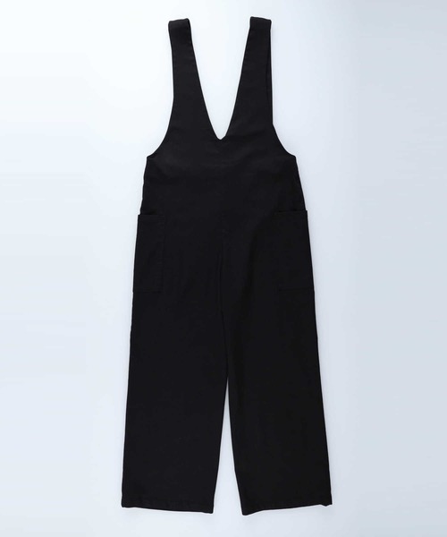 HONEYSUCKLE ROSE（ハニーサックルローズ）の「【HONEYSUCKLE ROSE】2WAYサロペット（サロペット/オーバーオール・レディース・ブラック/カーキブラウン/ベージュ・L/M）」の6枚目の写真