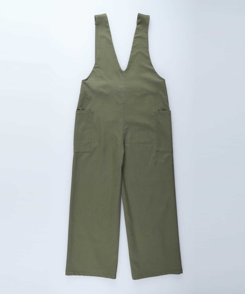 HONEYSUCKLE ROSE（ハニーサックルローズ）の「【HONEYSUCKLE ROSE】2WAYサロペット（サロペット/オーバーオール・レディース・ブラック/カーキブラウン/ベージュ・L/M）」の10枚目の写真