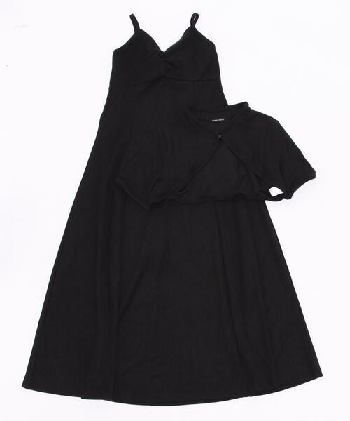 ANDGEEBEE（アンジービー）の「ボレロキャミワンピセット（ワンピース・レディース・ブラック/ブルー・MEDIUM）」の14枚目の写真