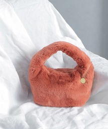 ikka（イッカ）の「エコファーワンハンドルバッグ（ハンドバッグ）」