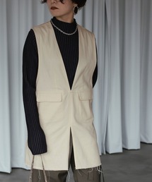 Ezick | ２WAYジャンパーデニムベスト(ベスト)