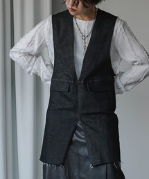 Ezick | ２WAYジャンパーデニムベスト(ベスト)