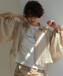 ETRE TOKYO | シャーリングシアーブラウス(シャツ/ブラウス)