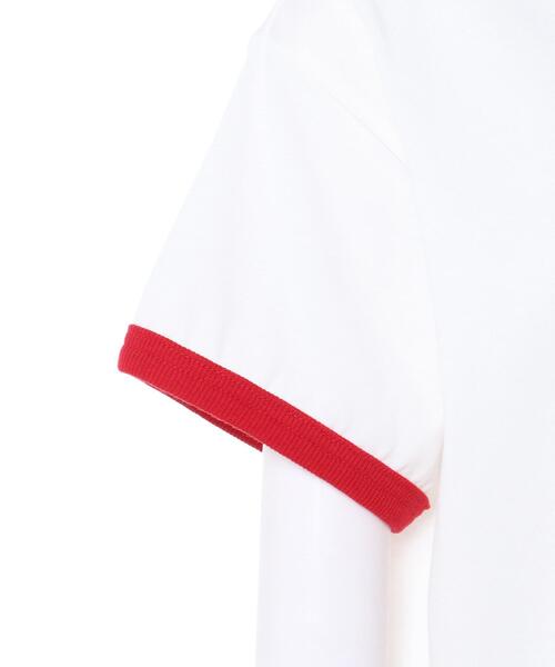 INGNI(イング)の「フロッキーロゴリンガーTシャツ(Tシャツ/カットソー・レディース・ホワイト×レッド/ホワイト×グリーン/ホワイト×ブラック/ブラック×ホワイト・M)」の11枚目の写真