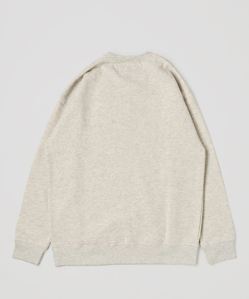 UNIVERSAL OVERALL（ユニバーサルオーバーオール）の「【UNIVERSAL OVERALL】T/C SWEAT ILLNOAS / カレッジデザインプルオーバー（スウェット・レディース・ホワイト/ネイビー/グレー/グリーン/オートミール・SMALL/MEDIUM/LARGE/X-LARGE）」の13枚目の写真