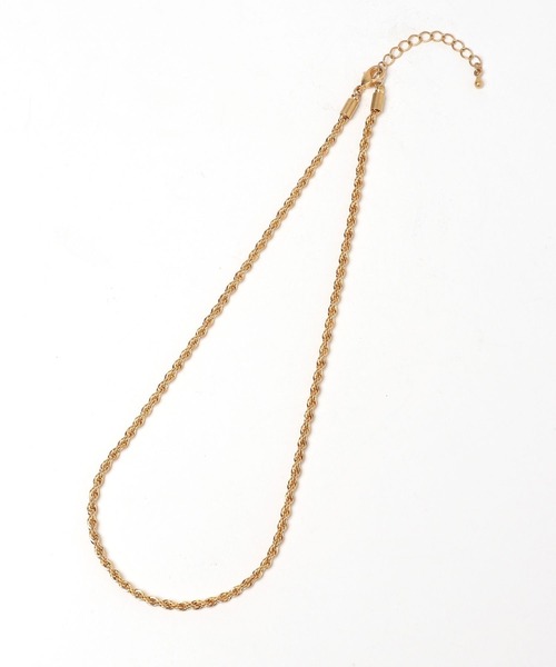 PBLIM（ページボーイリム）の「PAGEBOYLIM/ロープチェーンネックレス（ネックレス・レディース・シルバー/ゴールド・FREE）」の4枚目の写真