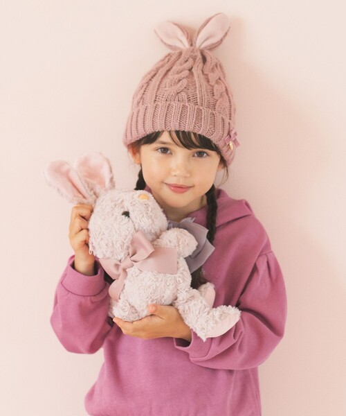 ANY（エニィ）の「アニマル抱っこポシェット（ショルダーバッグ・キッズ・ホワイト系/グレー系/ピンク系/ベージュ系/ベージュ系3・F）」の6枚目の写真