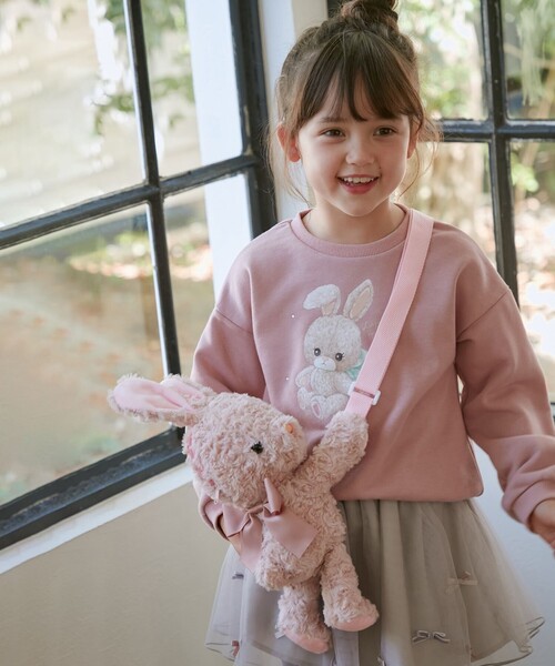 ANY（エニィ）の「アニマル抱っこポシェット（ショルダーバッグ・キッズ・ホワイト系/グレー系/ピンク系/ベージュ系/ベージュ系3・F）」の8枚目の写真