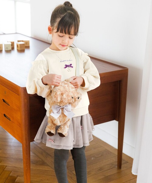 ANY（エニィ）の「アニマル抱っこポシェット（ショルダーバッグ・キッズ・ホワイト系/グレー系/ピンク系/ベージュ系/ベージュ系3・F）」の10枚目の写真