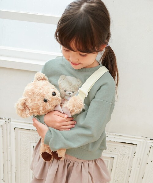 ANY（エニィ）の「アニマル抱っこポシェット（ショルダーバッグ・キッズ・ホワイト系/グレー系/ピンク系/ベージュ系/ベージュ系3・F）」の12枚目の写真