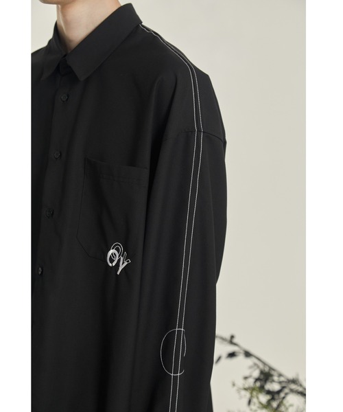 OY（オーワイ）の「『OY/オーワイ』STITCH TAPE RING SHIRTS/ステッチ テープリング シャツ 長袖（シャツ/ブラウス・メンズ・ホワイト/ブラック/ネイビー・FREE）」の10枚目の写真