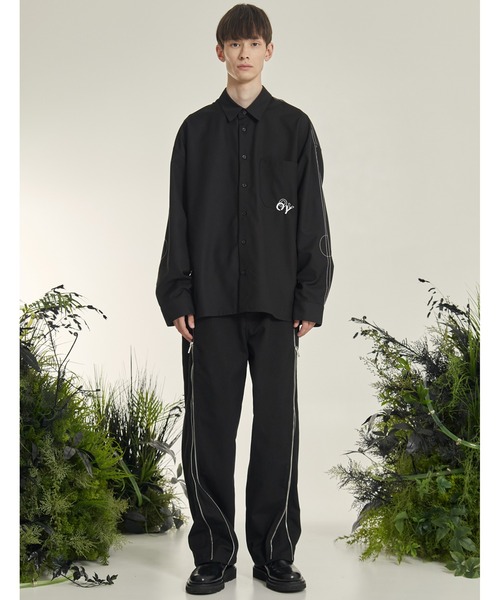 OY（オーワイ）の「『OY/オーワイ』STITCH TAPE RING SHIRTS/ステッチ テープリング シャツ 長袖（シャツ/ブラウス・メンズ・ホワイト/ブラック/ネイビー・FREE）」の5枚目の写真