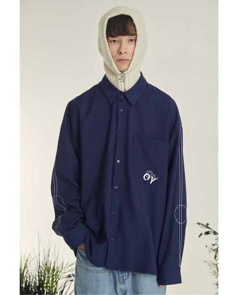 OY（オーワイ）の「『OY/オーワイ』STITCH TAPE RING SHIRTS/ステッチ テープリング シャツ 長袖（シャツ/ブラウス・メンズ・ホワイト/ブラック/ネイビー・FREE）」の18枚目の写真