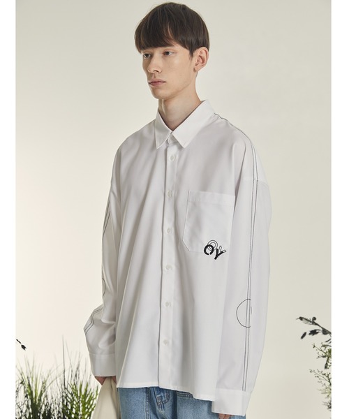 OY（オーワイ）の「『OY/オーワイ』STITCH TAPE RING SHIRTS/ステッチ テープリング シャツ 長袖（シャツ/ブラウス・メンズ・ホワイト/ブラック/ネイビー・FREE）」の11枚目の写真