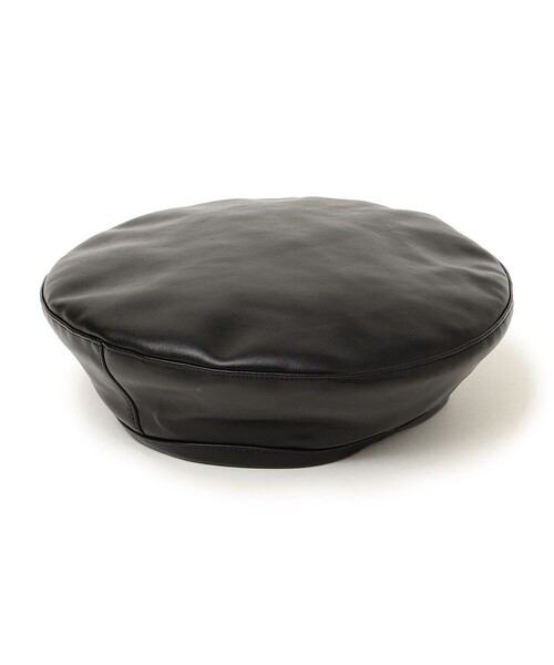 SHIPS（シップス）の「perah:ベレー帽（ハンチング/ベレー帽・レディース・ブラック/ベージュ・ONE SIZE）」の3枚目の写真