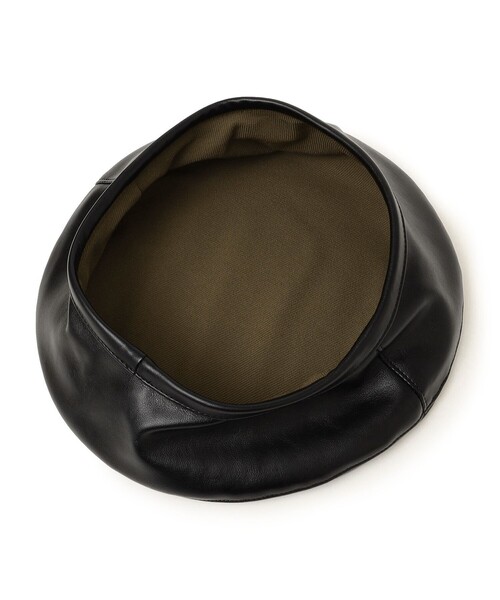 SHIPS（シップス）の「perah:ベレー帽（ハンチング/ベレー帽・レディース・ブラック/ベージュ・ONE SIZE）」の5枚目の写真