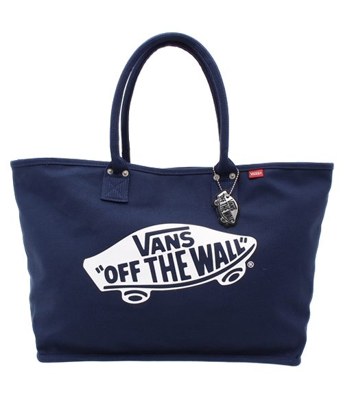 CIAOPANIC TYPY（チャオパニックティピー）の「【VANS】ヴァンズキャンバストートM（トートバッグ・レディース・ホワイト/ネイビー・FREE）」の4枚目の写真