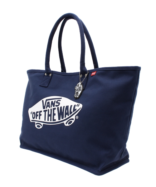 CIAOPANIC TYPY（チャオパニックティピー）の「【VANS】ヴァンズキャンバストートM（トートバッグ・レディース・ホワイト/ネイビー・FREE）」の5枚目の写真